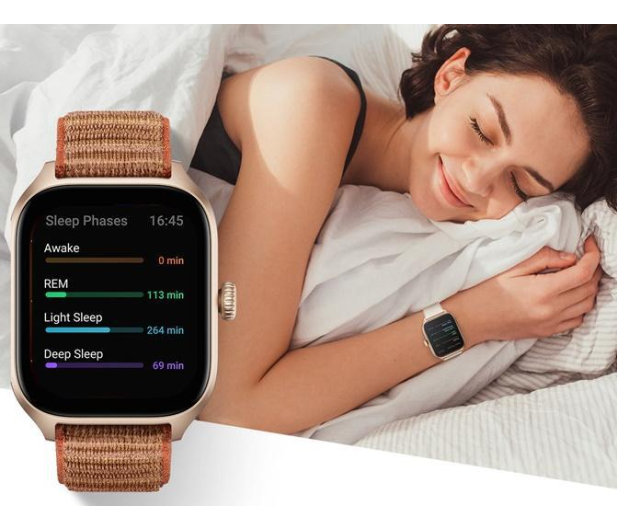 Amazfit Amazfit GTS 4 Autumn Brown - 1096105 - zdjęcie 2